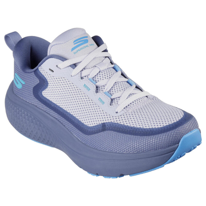 SKECHERS Homme GO RUN SUPERSONIC MAX Chaussures de sport de course Bleu