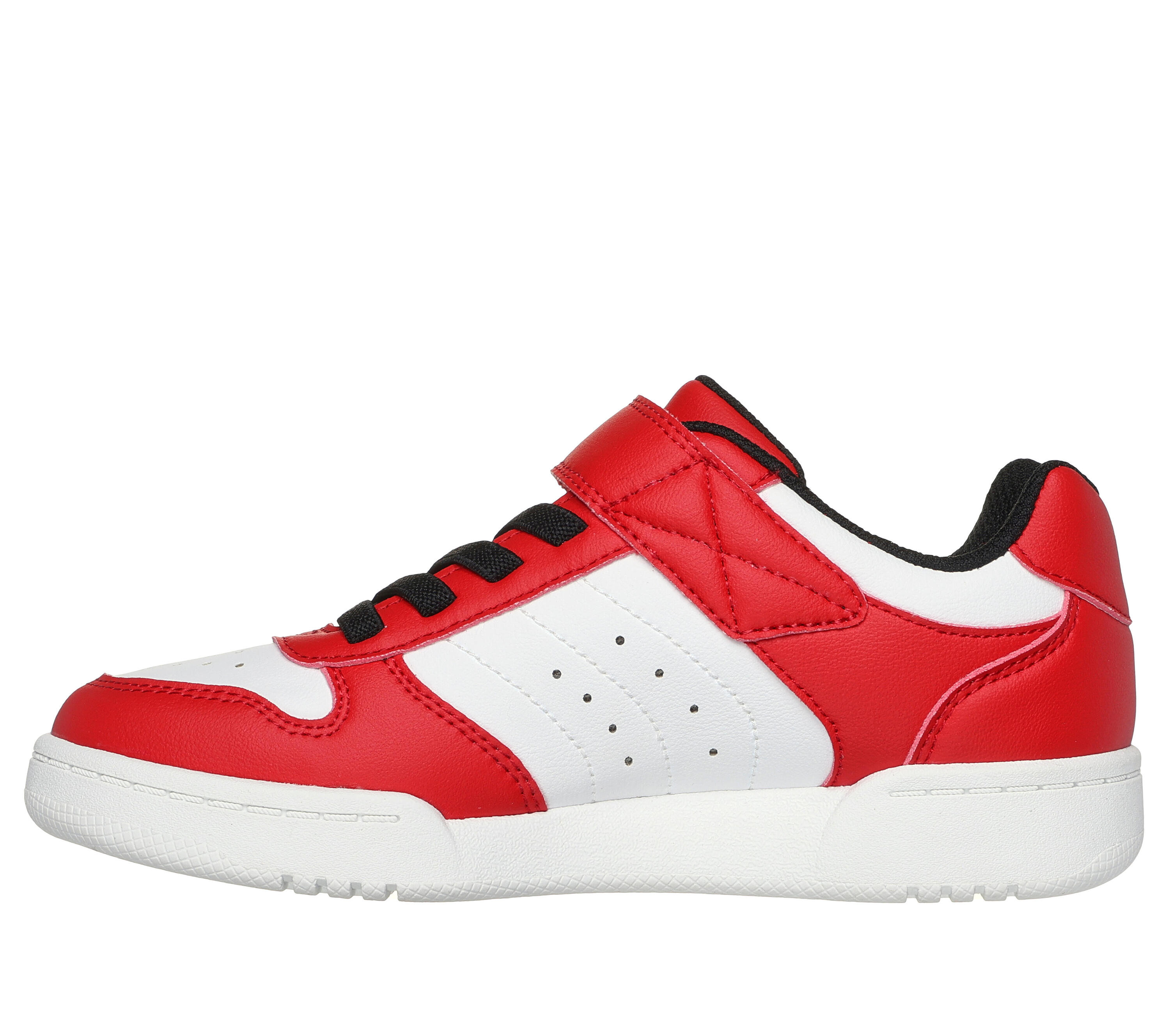 SKECHERS Enfants QUICK STREET Sneakers Noir / Blanc / Rouge / Blanc 4/5