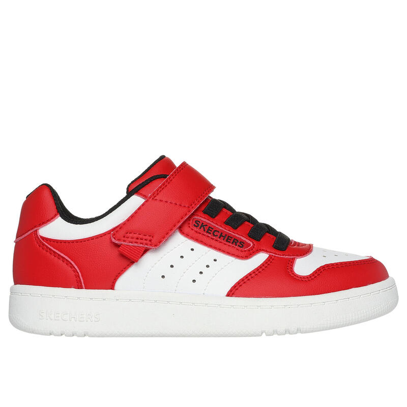 SKECHERS Kinderen QUICK STREET Sneakers Zwart / Wit / Rood / Wit