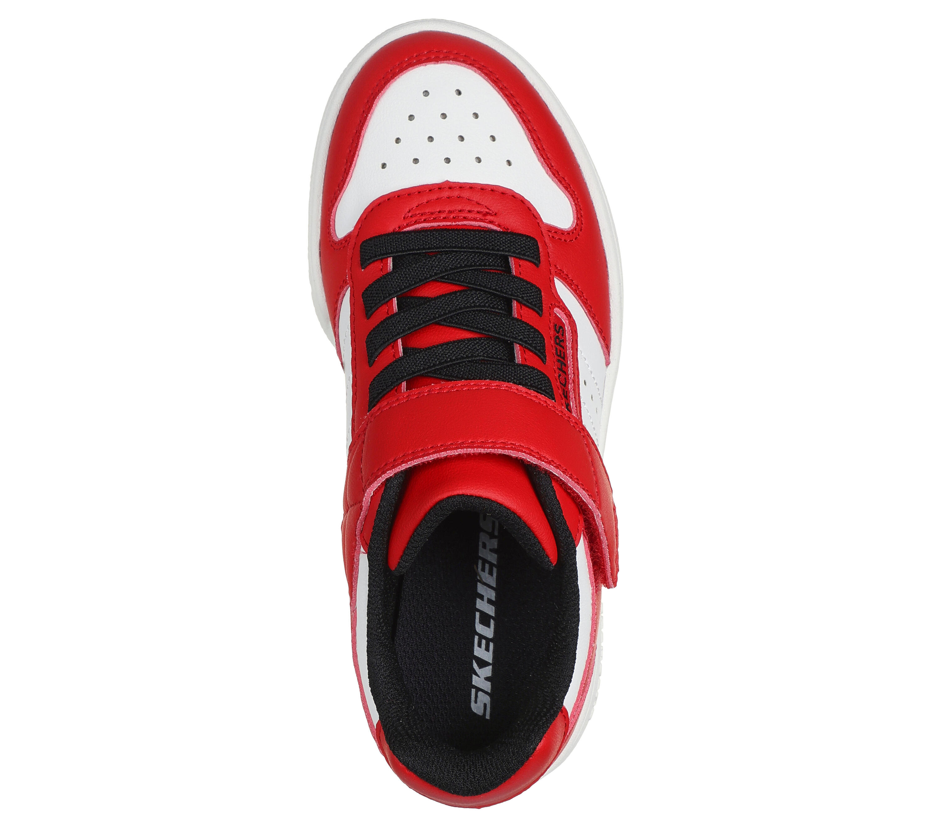 SKECHERS Enfants QUICK STREET Sneakers Noir / Blanc / Rouge / Blanc 2/5