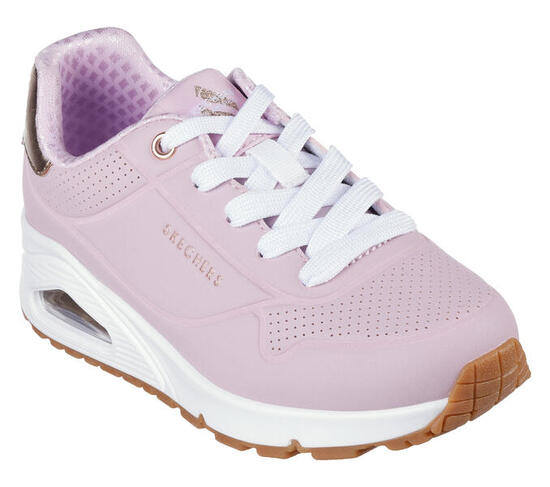 SKECHERS Bambini UNO GEN1 SHIMMER AWAY Sneakers Rosato Rosato fucsia