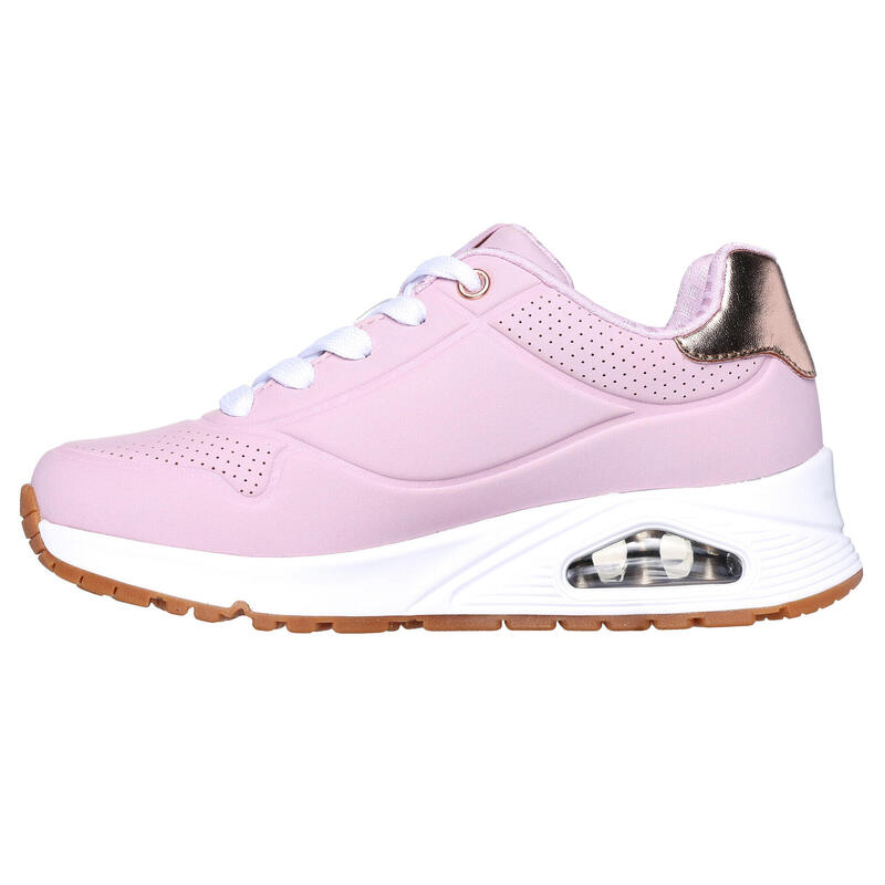 SKECHERS Bambini UNO GEN1 SHIMMER AWAY Sneakers Rosato Rosato fucsia