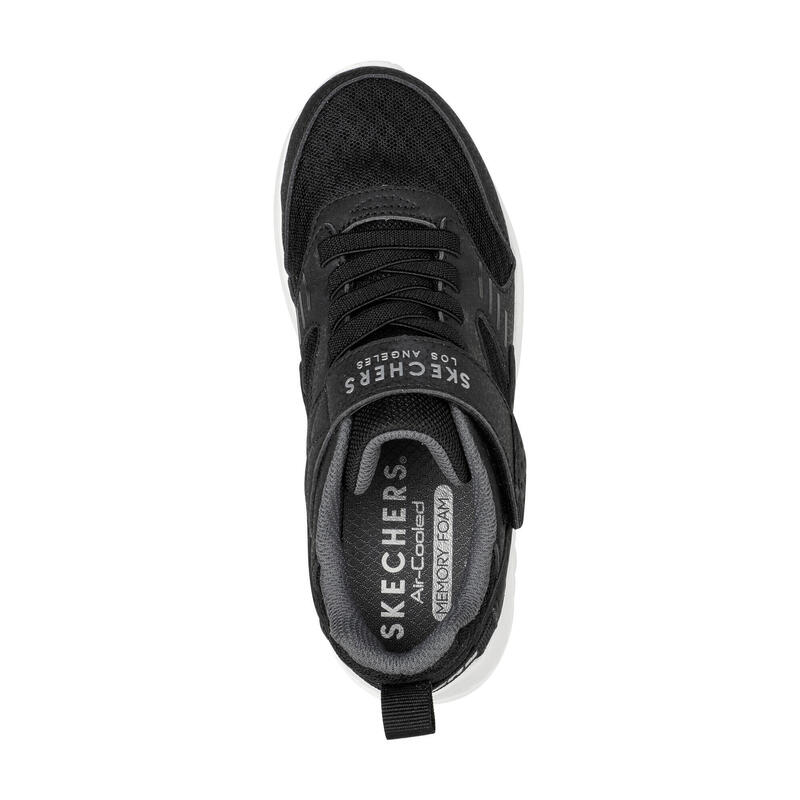 SKECHERS Enfants UNO LITE ZELTON Sneakers Noir / Noir / Blanc