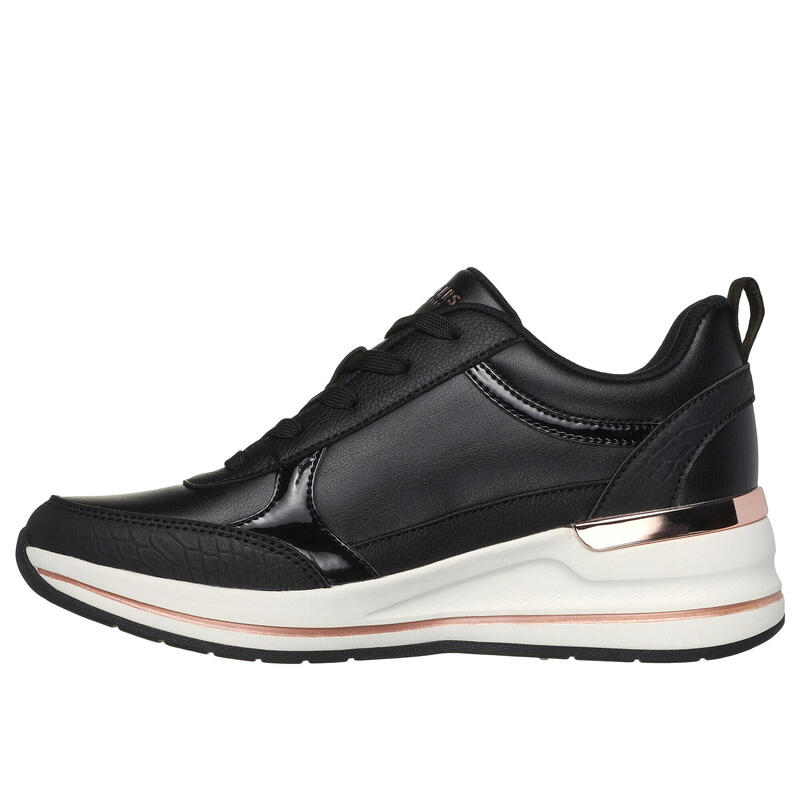 SKECHERS Mujer BILLION 2 FINE SHINE Sneakers Negro