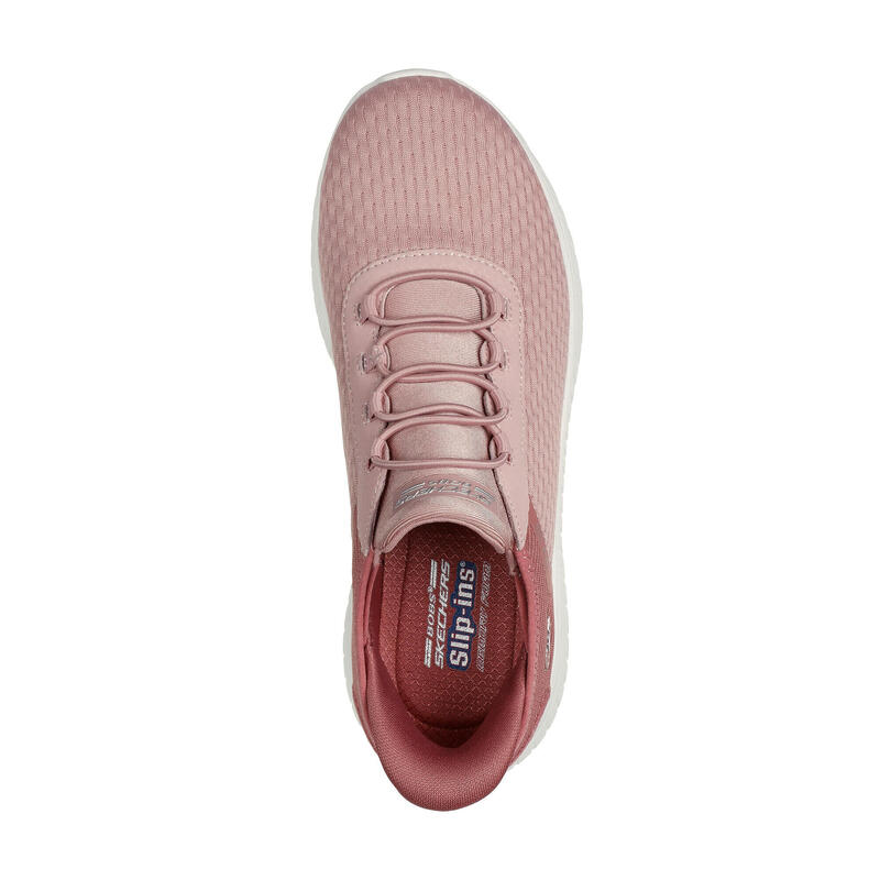 Pantofi Sport Skechers Model Bobs Squad Chaos - I Slip-ins Culoare Roz