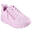 SKECHERS Kinderen UNO LITE EASY ZIP Sneakers Lichtroze