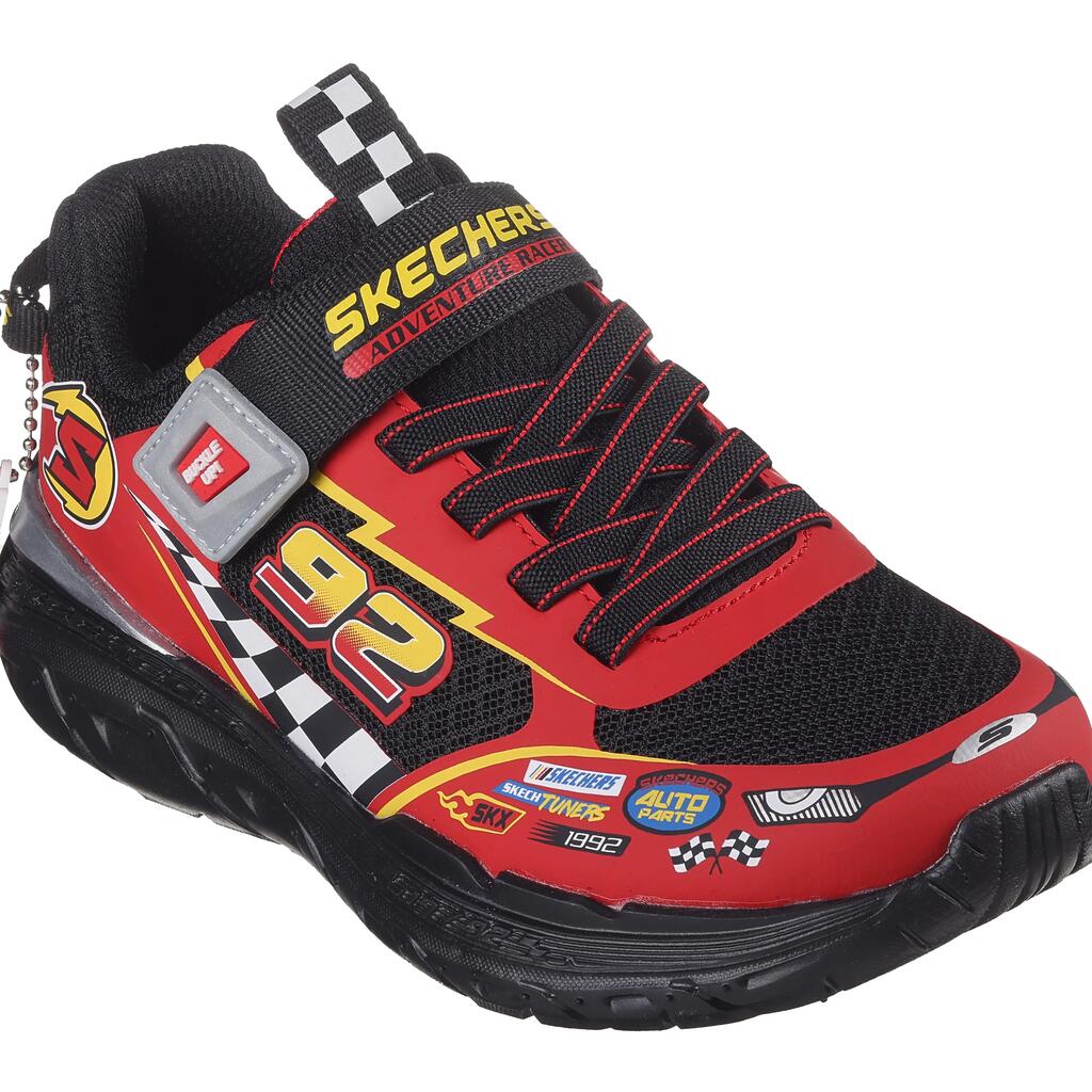 BLACK / RED