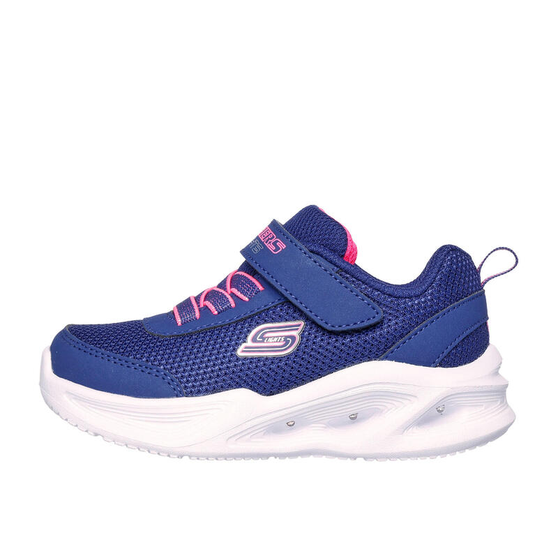 SKECHERS Bambini SKECHERS SOLA GLOW Sneakers Rosato Blu marino