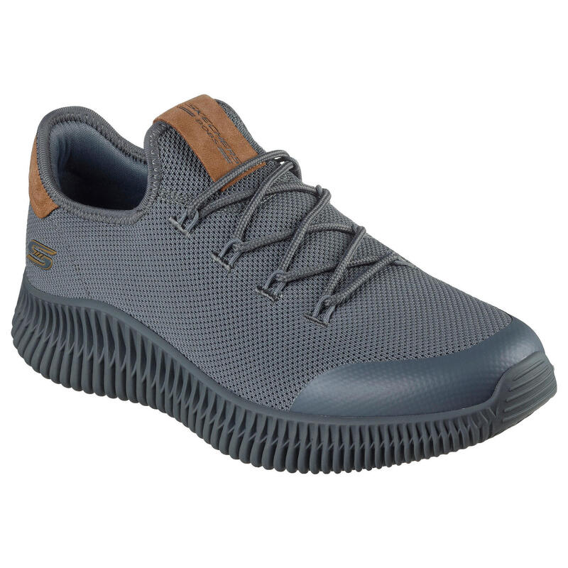 SKECHERS Homme BOBS GEO CITY DAPPER À enfiler Gris