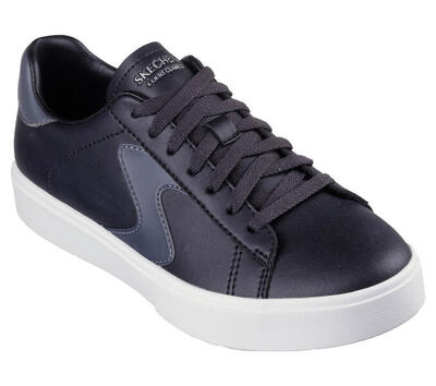Skechers dames eden lx top grade sneakers zwart / zwart / wit
