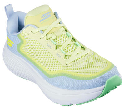 Skechers dames go run supersonic max sportschoenen/loopschoenen limoen