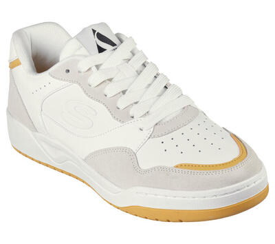 SKECHERS Uomo KOOPA VOLLEY LOW LIFESTYLE Sneakers Bianco