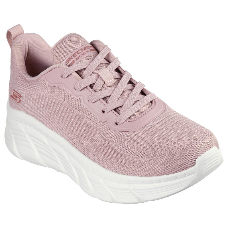 SKECHERS Donna BOBS B FLEX HI FLYING HI Sneakers Rosa antico