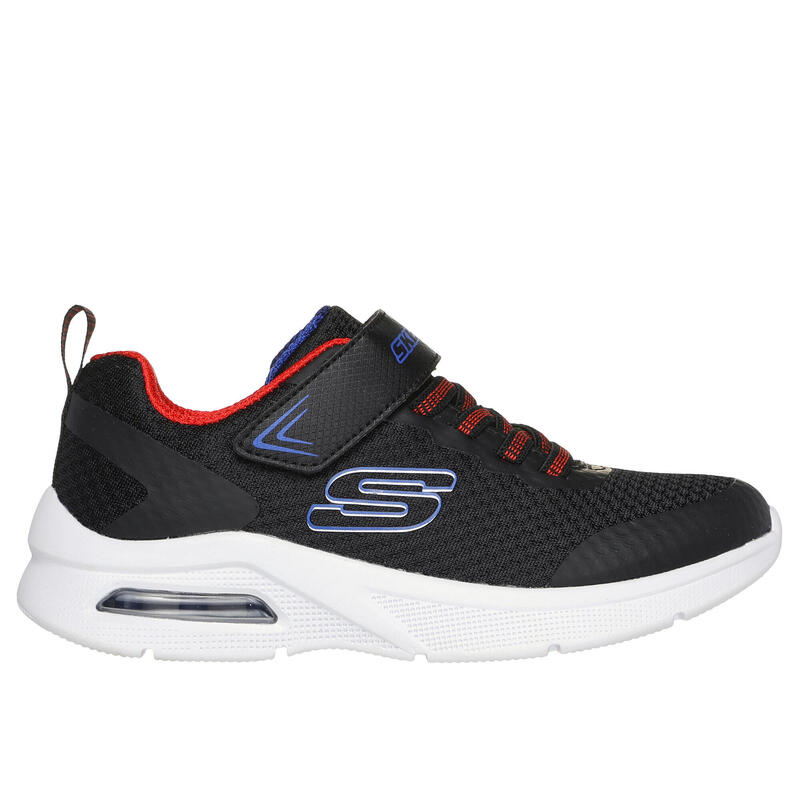 SKECHERS Kinderen MICROSPEC MAX Sneakers Zwart / Rood / Zwart / Rood / Blauw