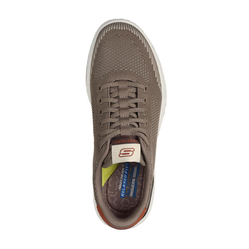 SKECHERS Homme CORLISS DORSET Sneakers Bleu Taupe