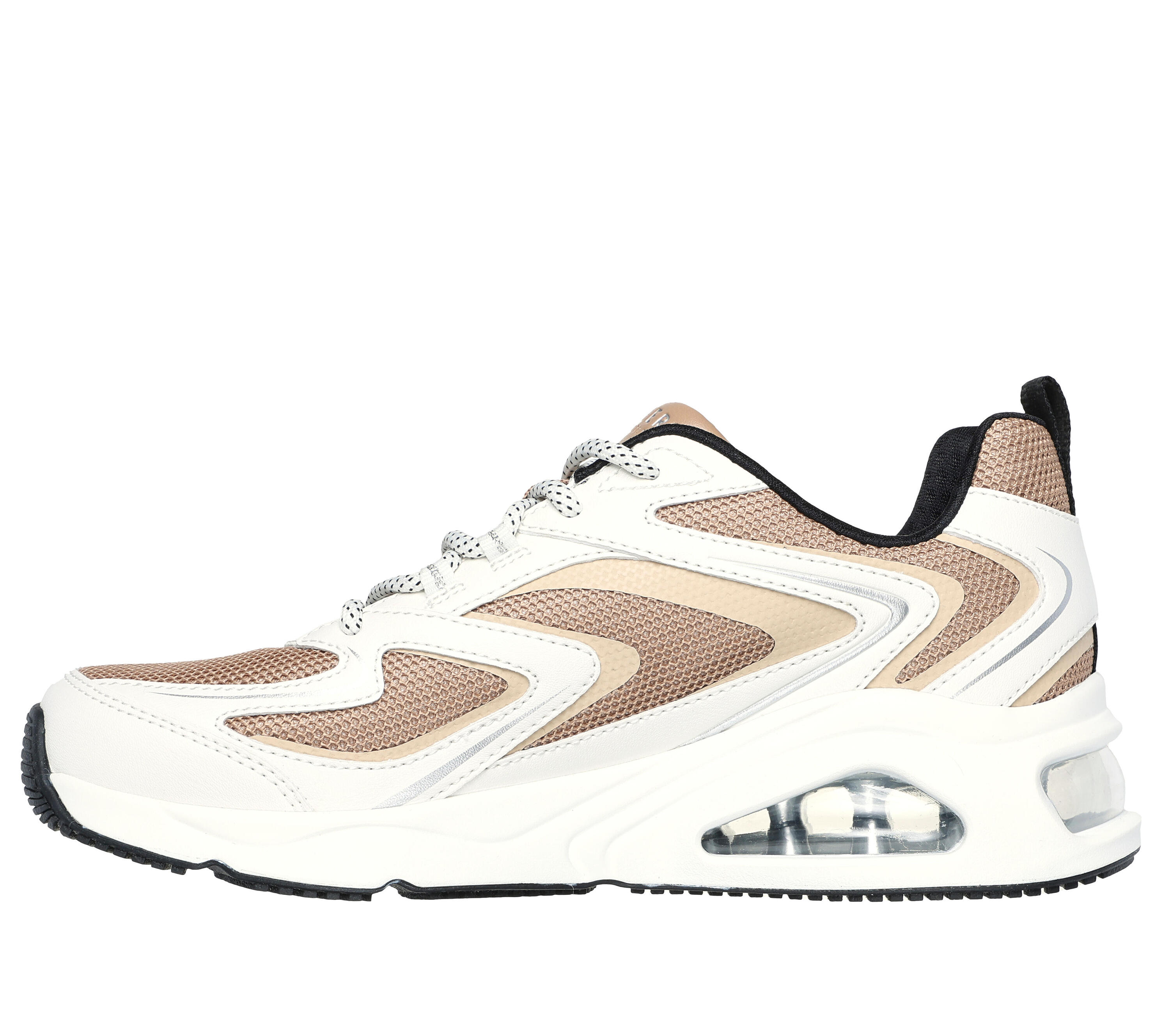 Damen TRES-AIR UNO STREET FL-AIR Sneakers Weiß / Braun / Silber 4/5