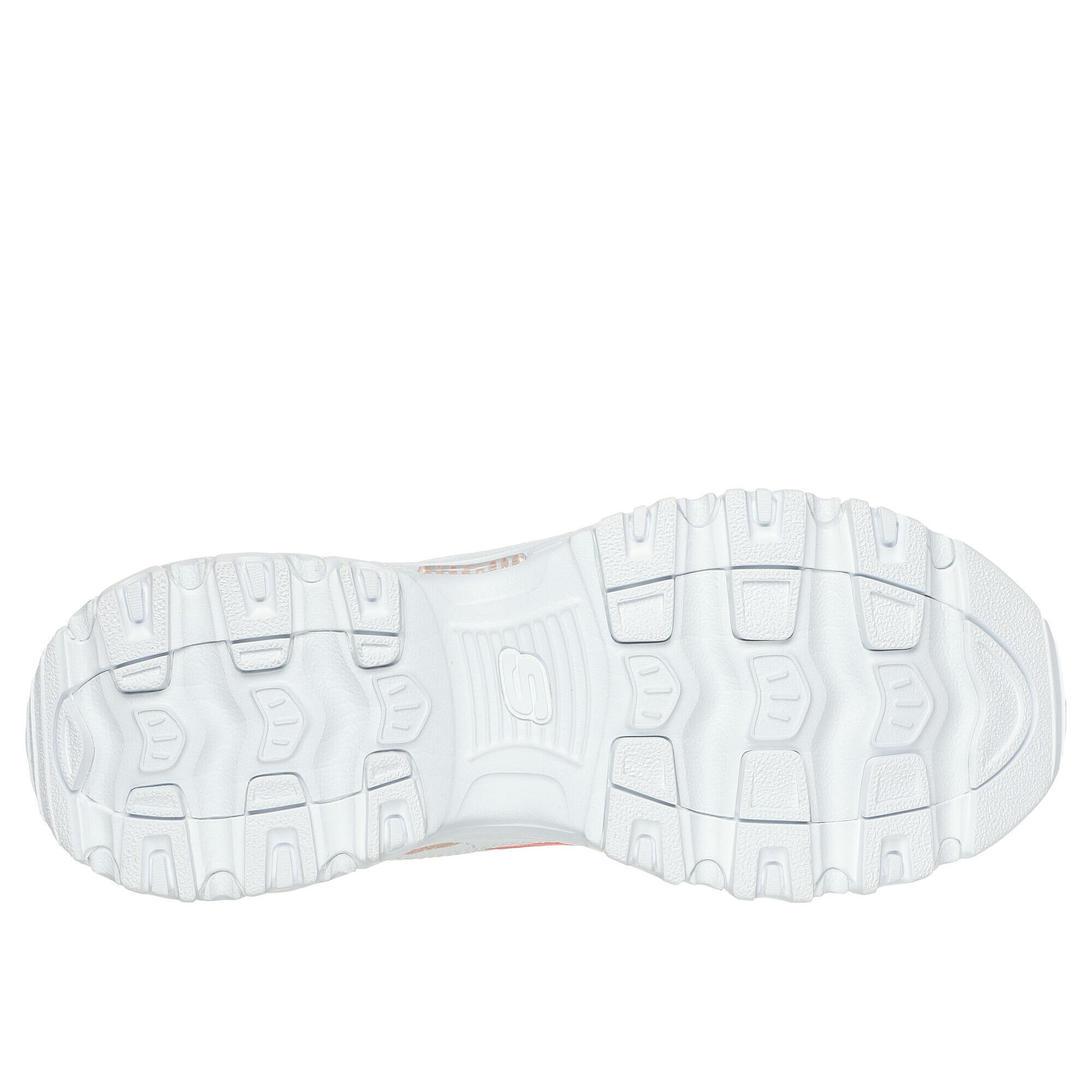 SKECHERS Scarpe da ginnastica D'LITES NEW HEAT Donna Bianco / Bianco / Arancione