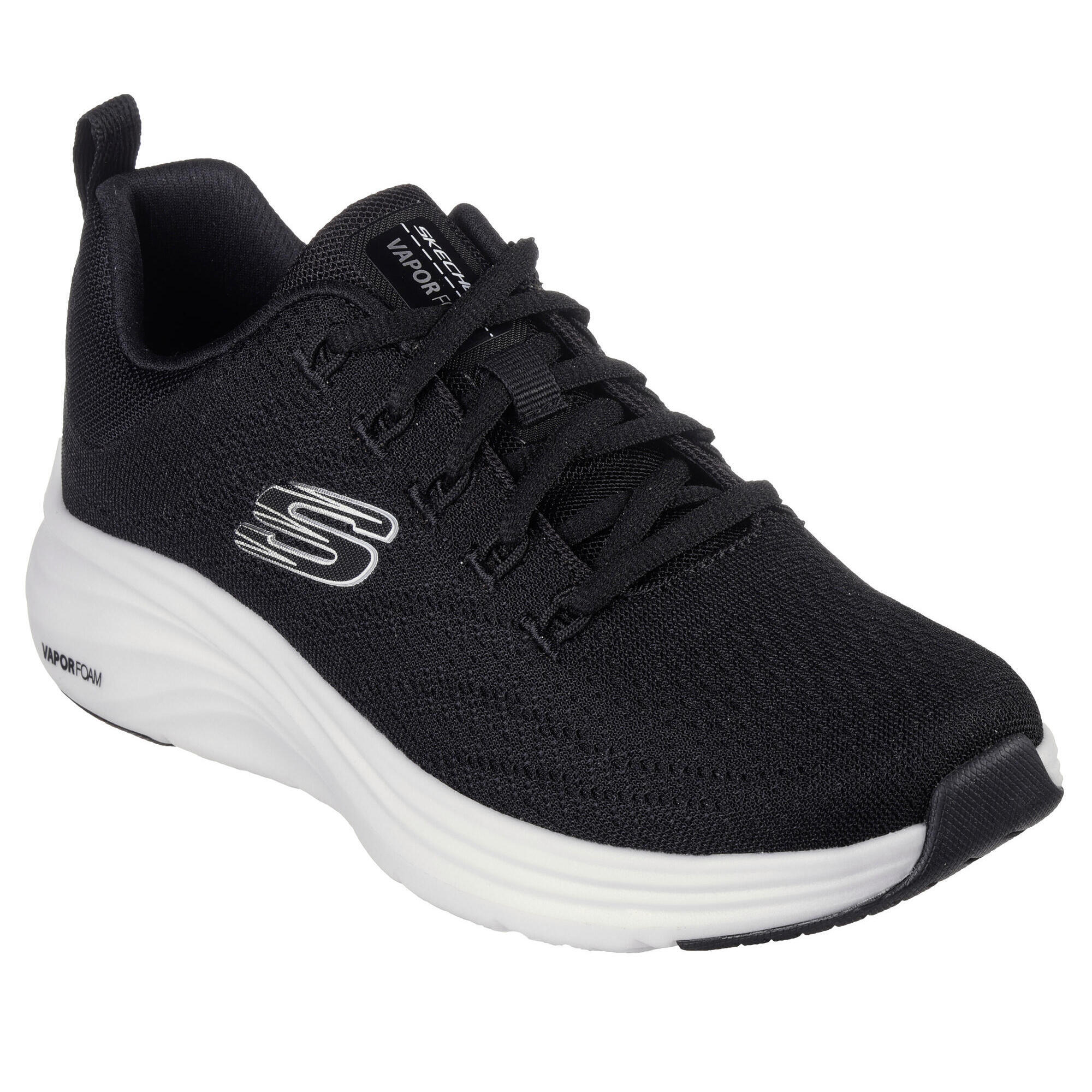 SKECHERS Women's VAPOR FOAM Sneakers Black / Black / White