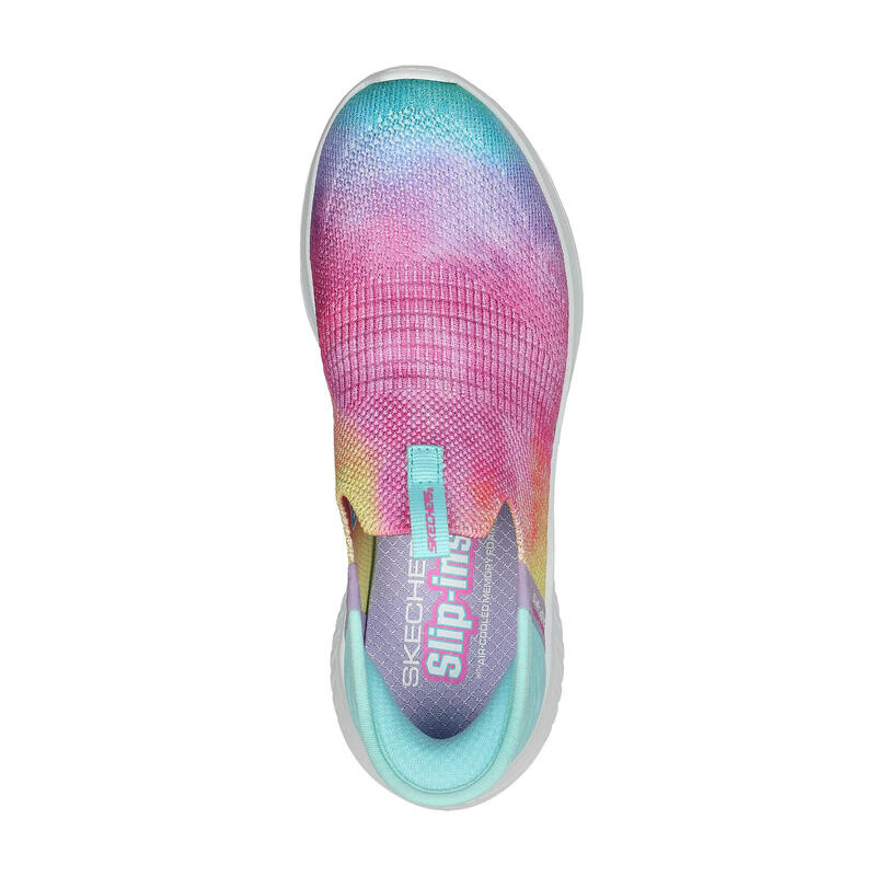 SKECHERS Kinderen ULTRA FLEX 3.0 PASTEL CLOUDS Sneakers Veelkleurig