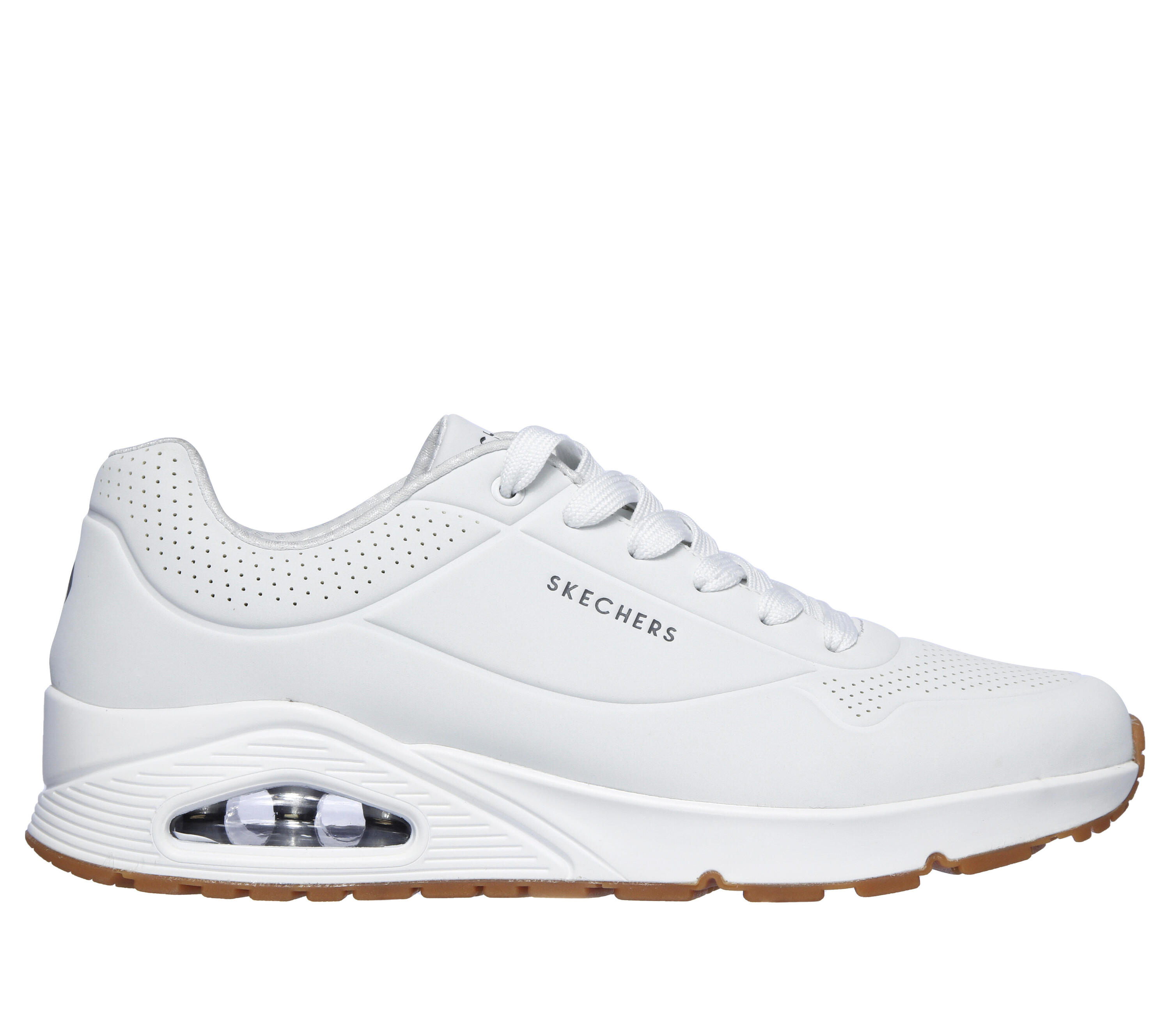 SKECHERS Homme UNO STAND ON AIR Sneakers Blanc 5/7