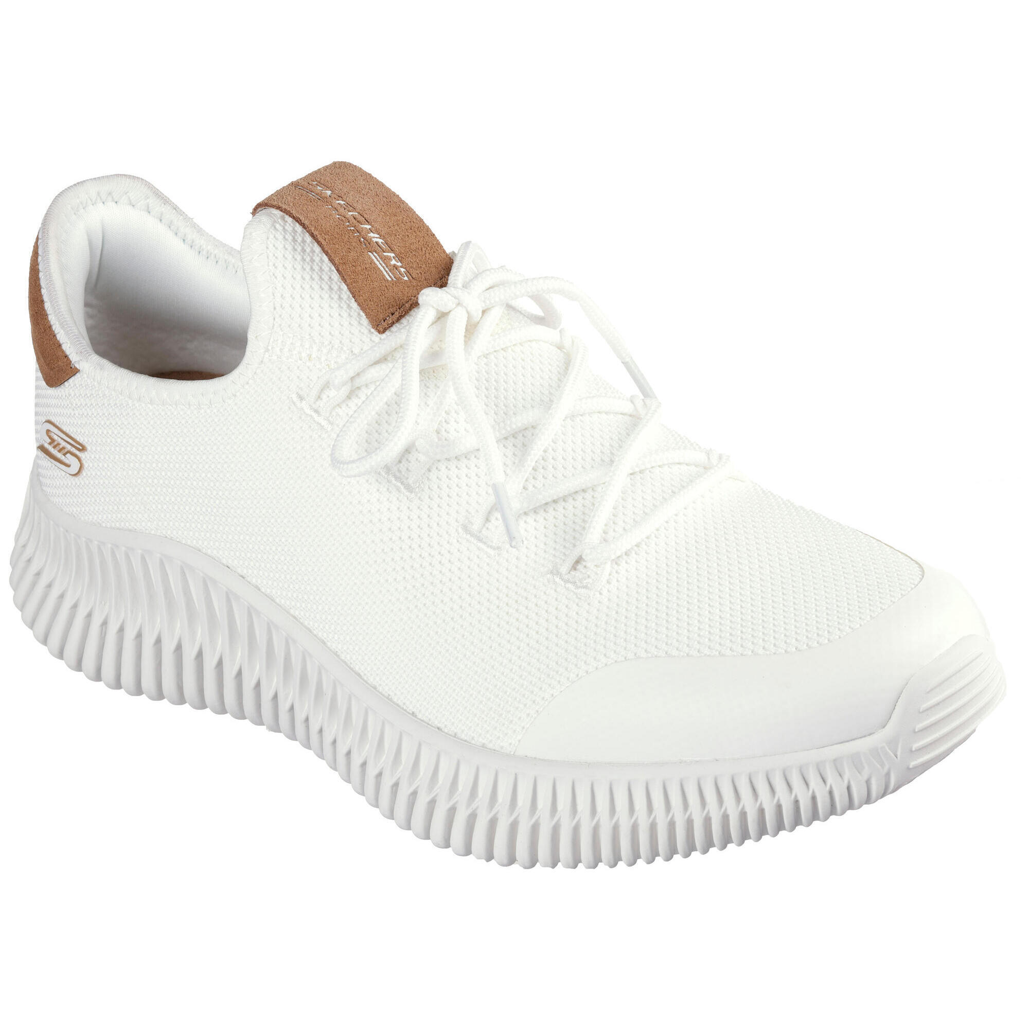 Skechers - Skechers Homme Bobs Geo City Dapper À Enfiler Blanc - Baskets - Blanc - 44 - Decathlon