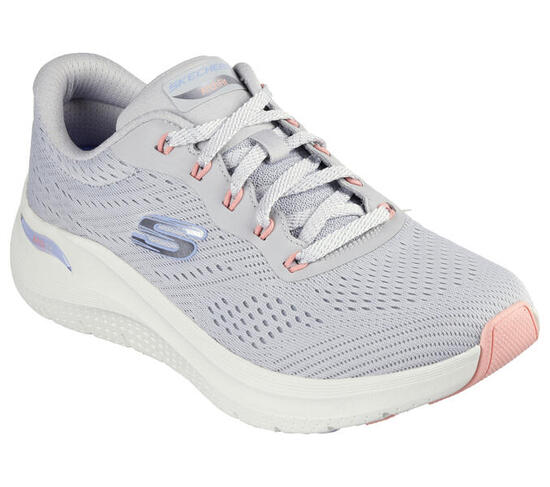 SKECHERS Dames ARCH FIT 2.0 BIG LEAGUE Sneakers Lichtgrijs