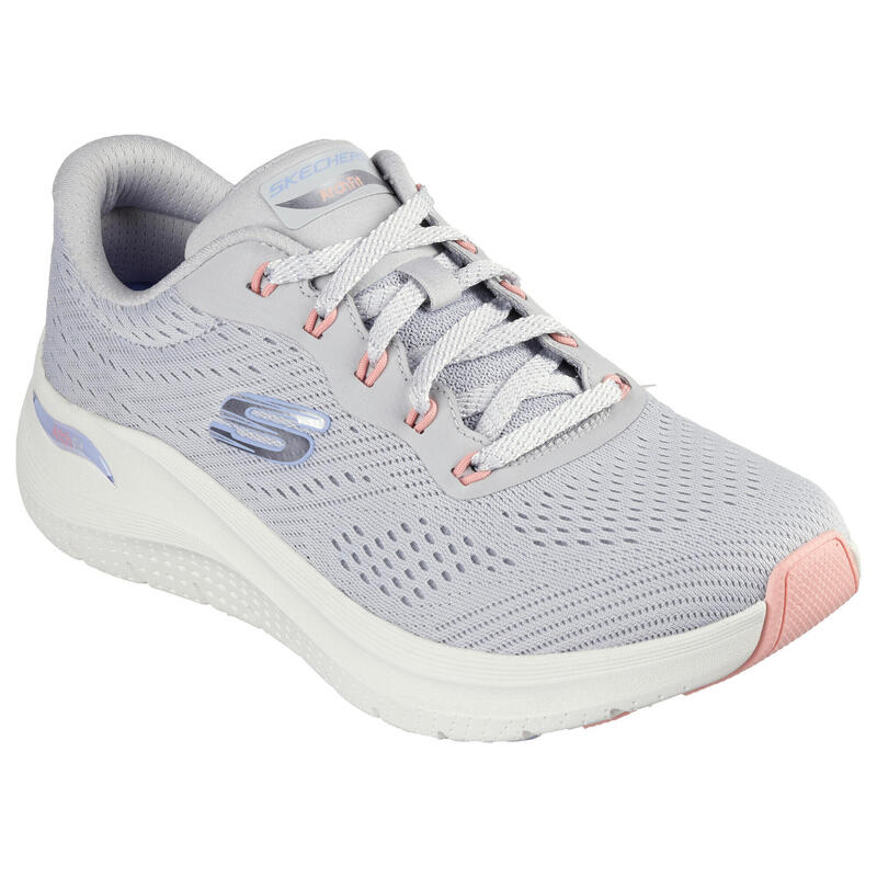 SKECHERS Dames ARCH FIT 2.0 BIG LEAGUE Sneakers Lichtgrijs
