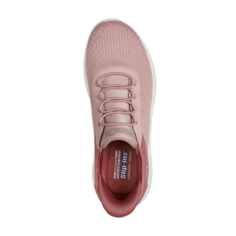 SKECHERS Femme BOBS SQUAD CHAOS IN COLOR Sneakers Vieux rose