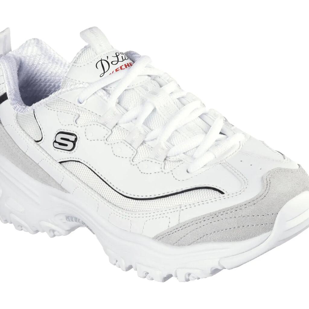 Women's D'LITES Sneakers White/Black/Red