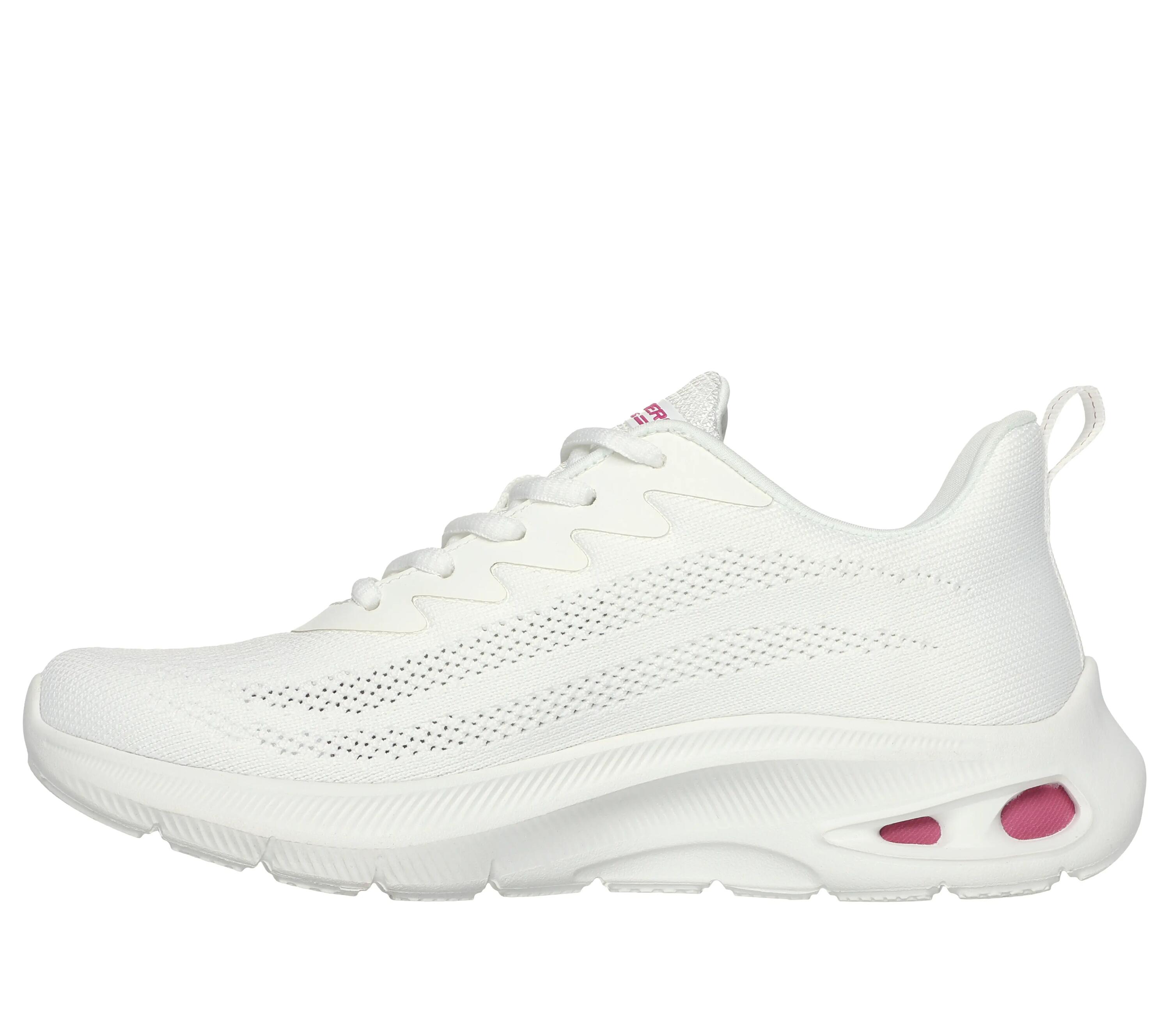 SKECHERS Femme BOBS UNITY SLEEK WAVES Sneakers Blanc 4/5