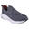 SKECHERS Homme VAPOR FOAM COVERT Sneakers Gris foncé / Rouge