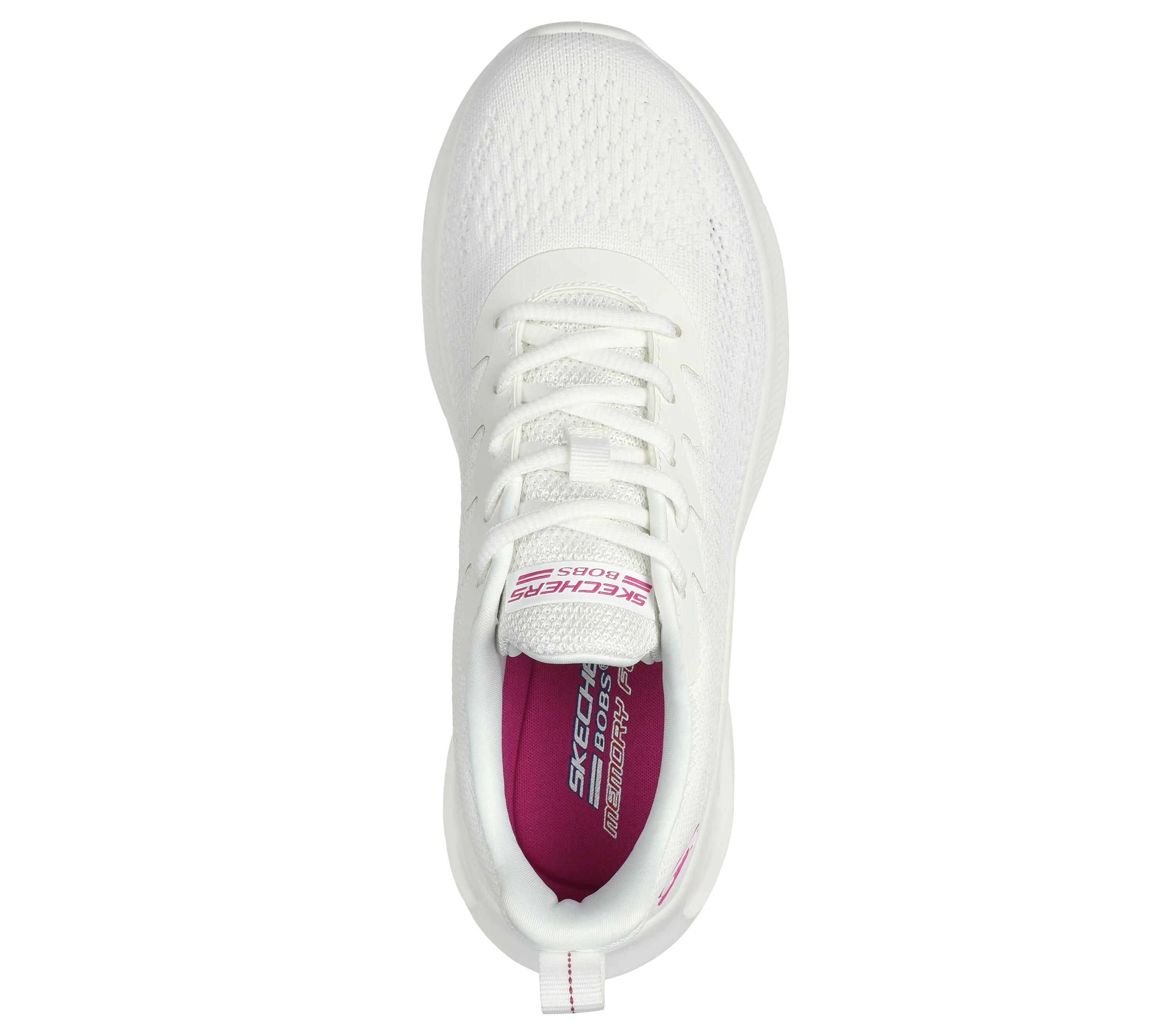 SKECHERS Femme BOBS UNITY SLEEK WAVES Sneakers Blanc 2/5