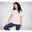 SKECHERS GODRI SWIFT TEE T-Shirts/Tanktops korte mouw Zwart / Roze / Wit