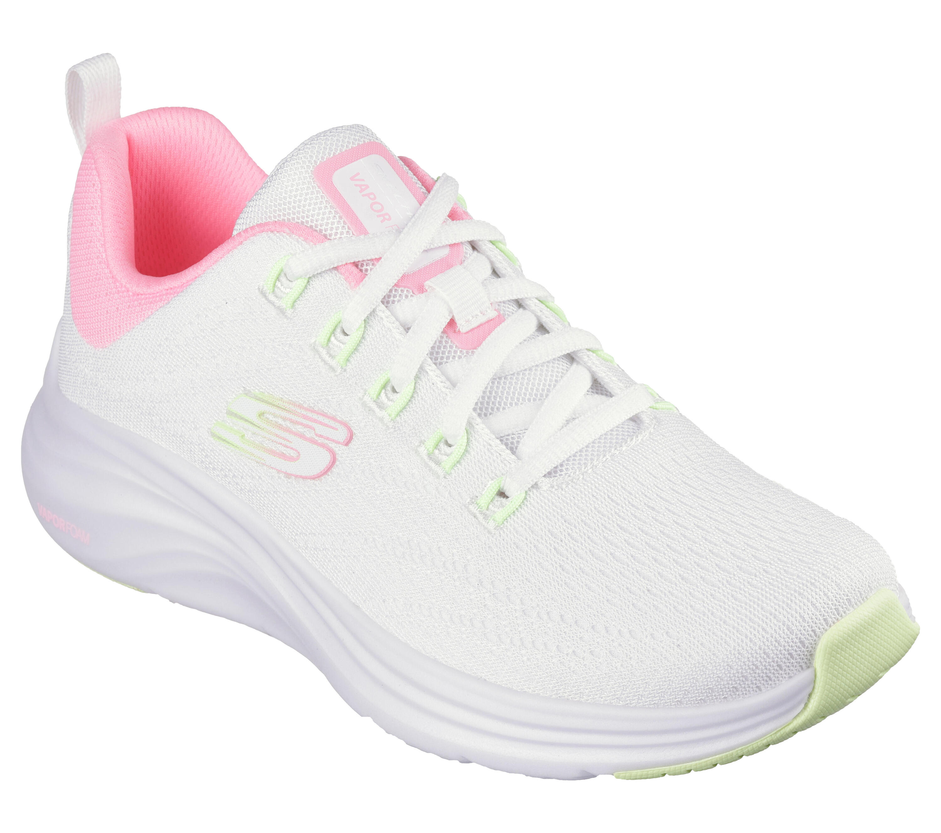SKECHERS SKECHERS Donna VAPOR FOAM Sneakers Nero / Bianco / Rosato fucsia / Lime
