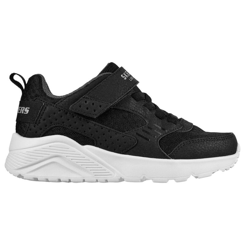 SKECHERS Kinderen UNO LITE ZELTON Sneakers Zwart / Zwart / Wit