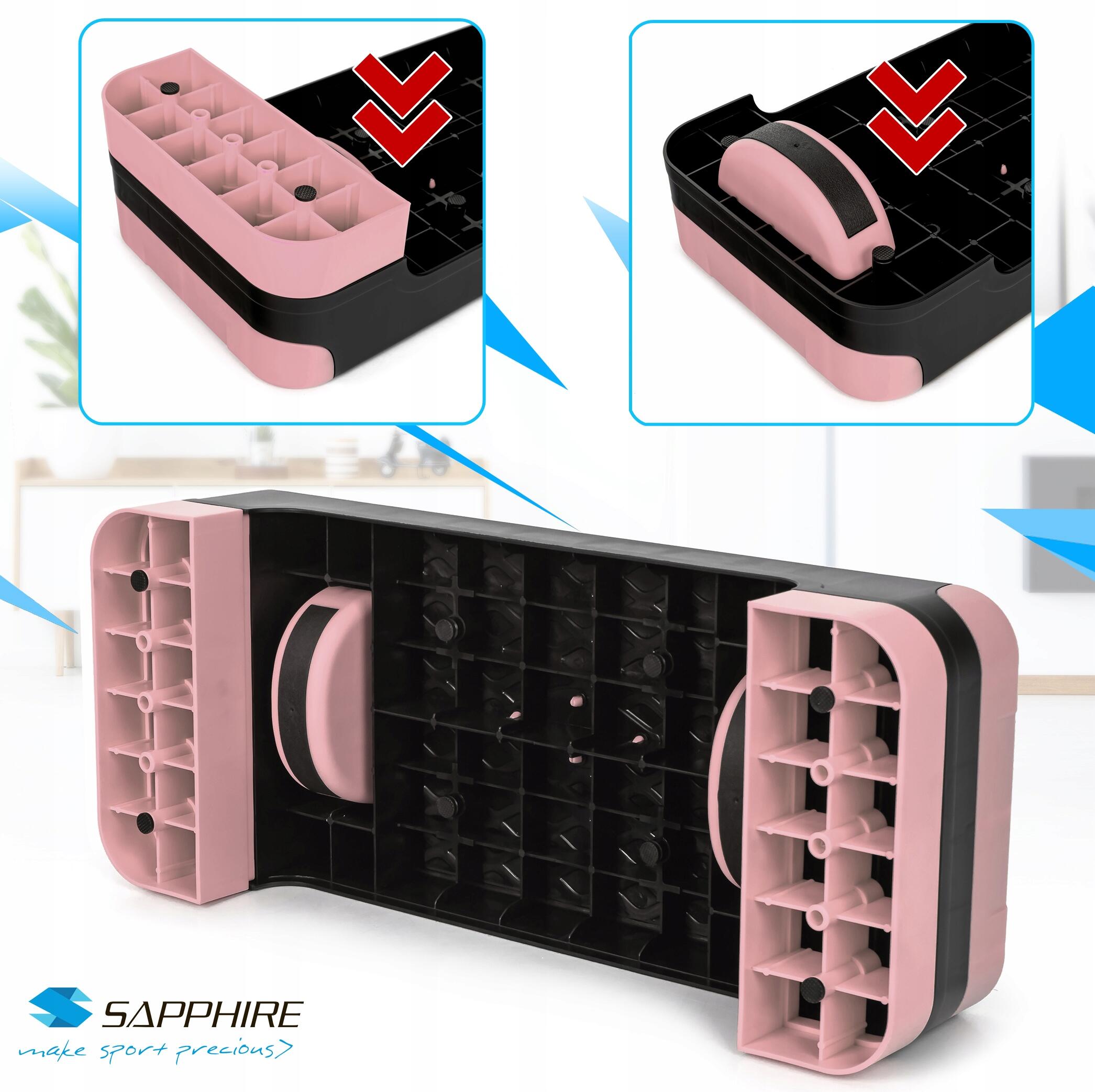 Step fitness dwustopniowy balansujący 2w1 Sapphire SG-057 5/7