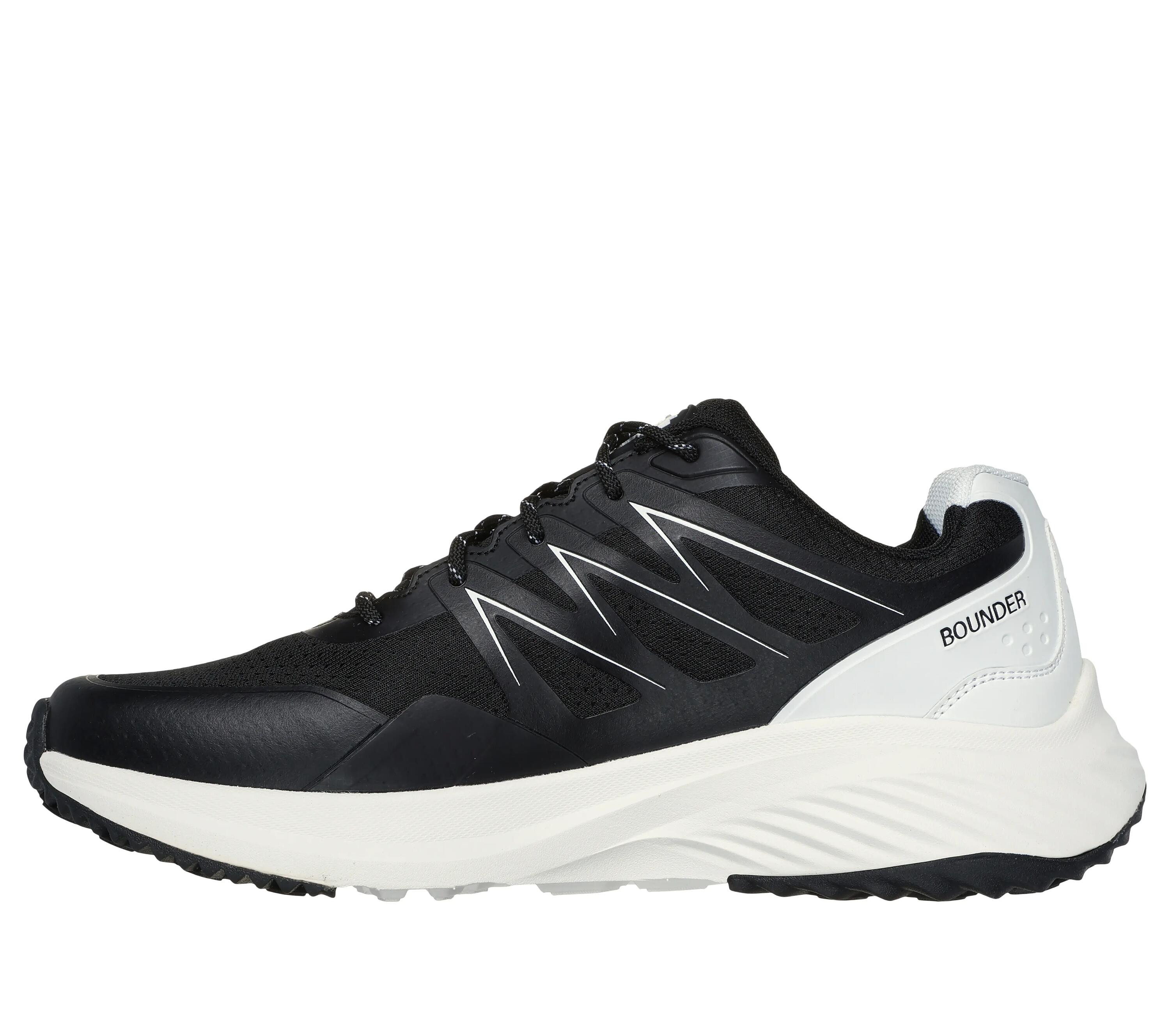 SKECHERS Homme BOUNDER RSE ZONER Sneakers Noir / Noir / Blanc 4/7