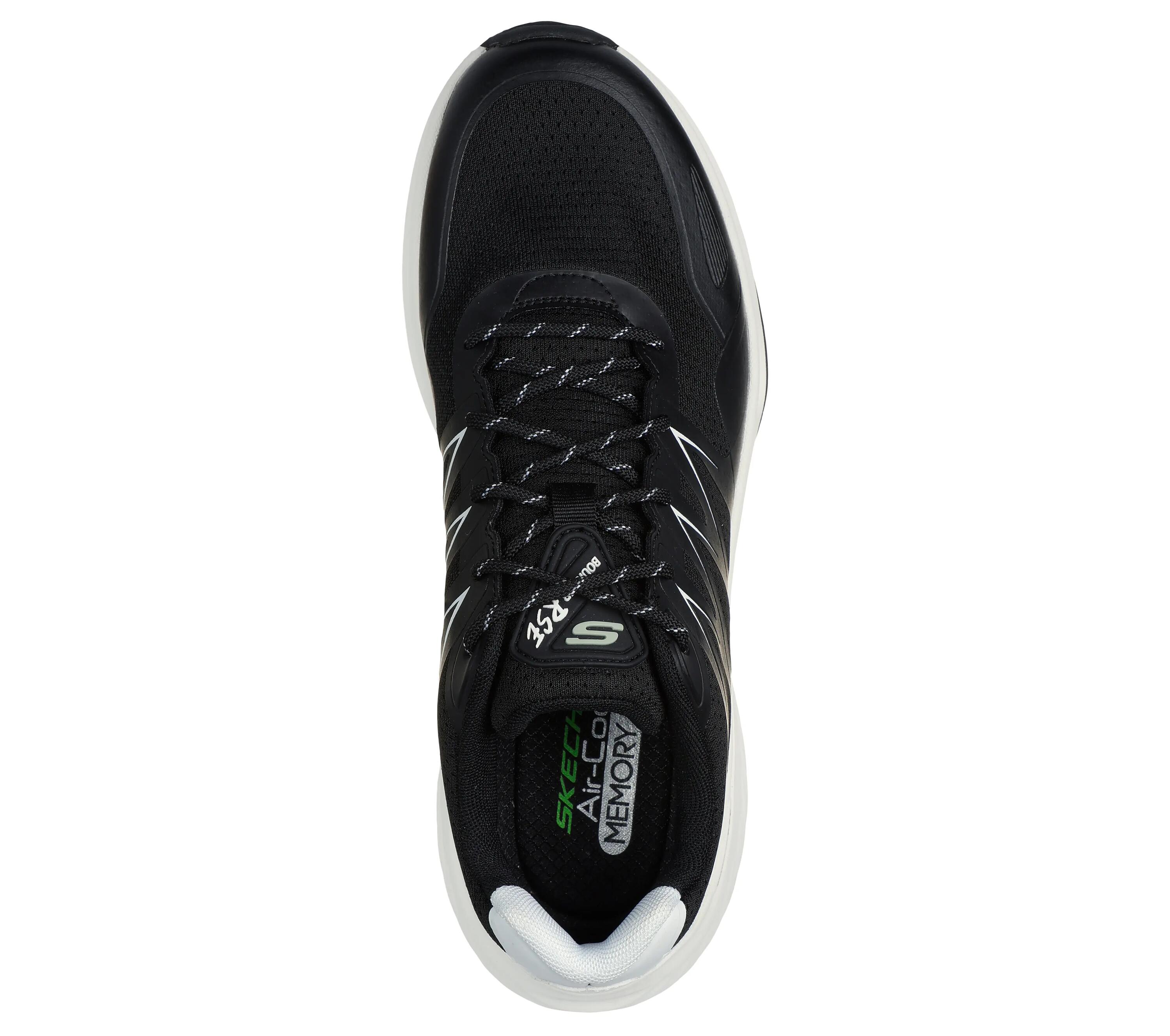 SKECHERS Homme BOUNDER RSE ZONER Sneakers Noir / Noir / Blanc 2/7