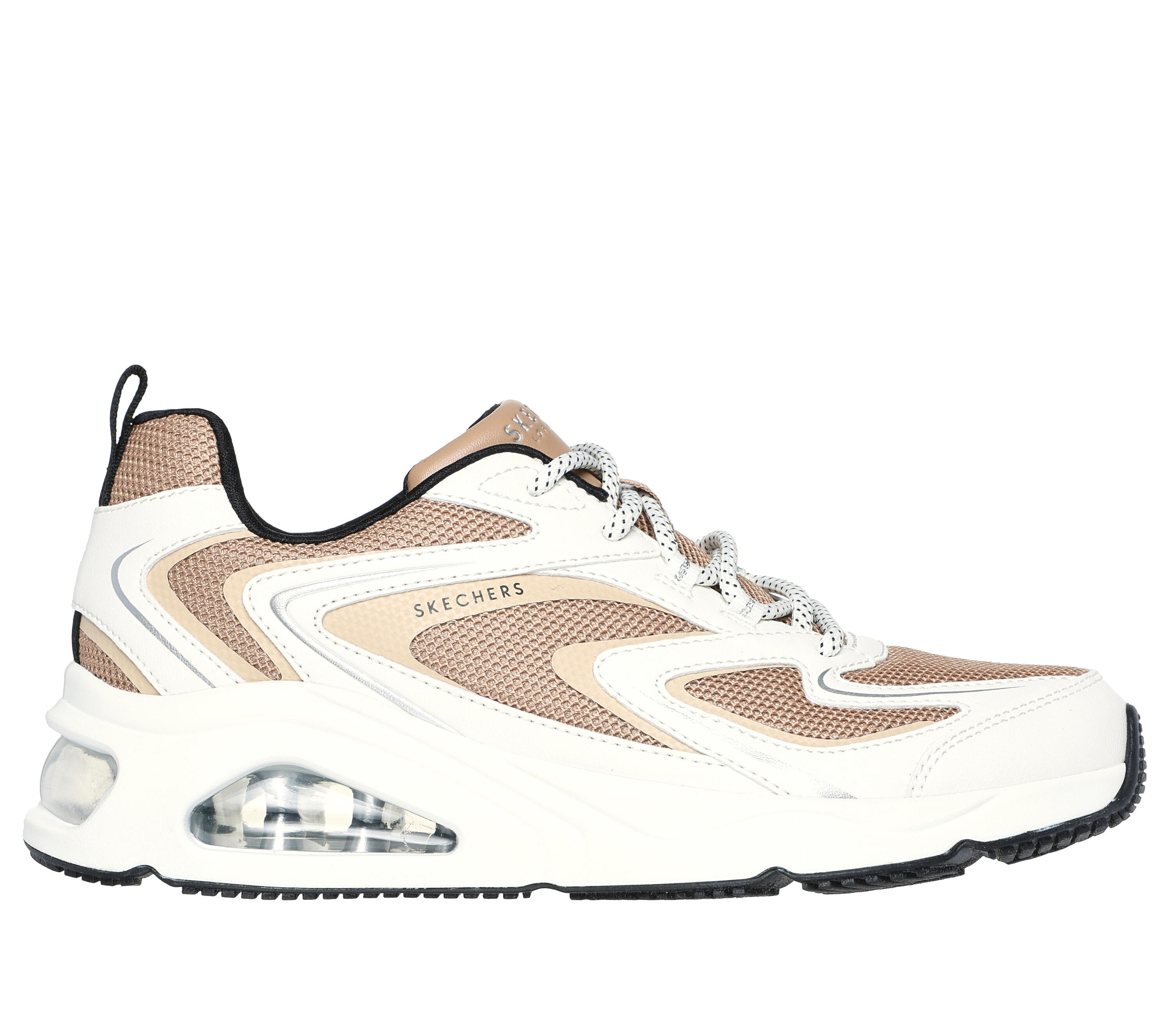Damen TRES-AIR UNO STREET FL-AIR Sneakers Weiß / Braun / Silber 5/5