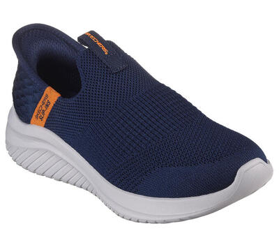 Skechers kinderen ultra flex 3.0 smooth step opschuiven zwart