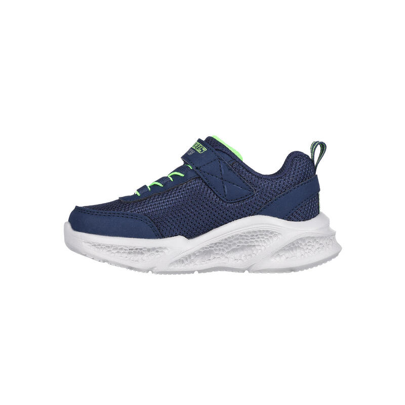 Kinder METEOR-LIGHTS Sneakers Marineblau / Lime