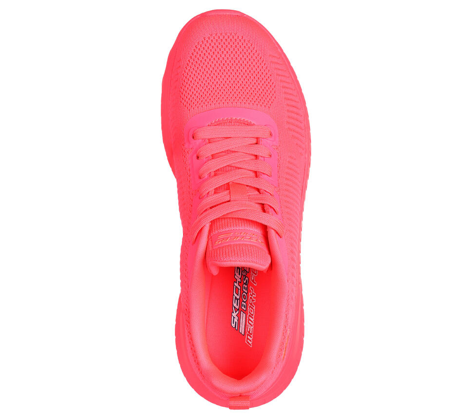 Buty do chodzenia damskie Skechers Bobs Neon Coral