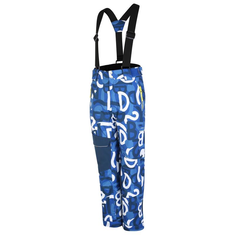 Bambini Graffiti Pantaloni Da Sci Dare 2B Pow Olympian Blue