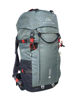 Wanderrucksack Damen Herren Trekking 40 Liter lang oder 37 Liter kurz grün