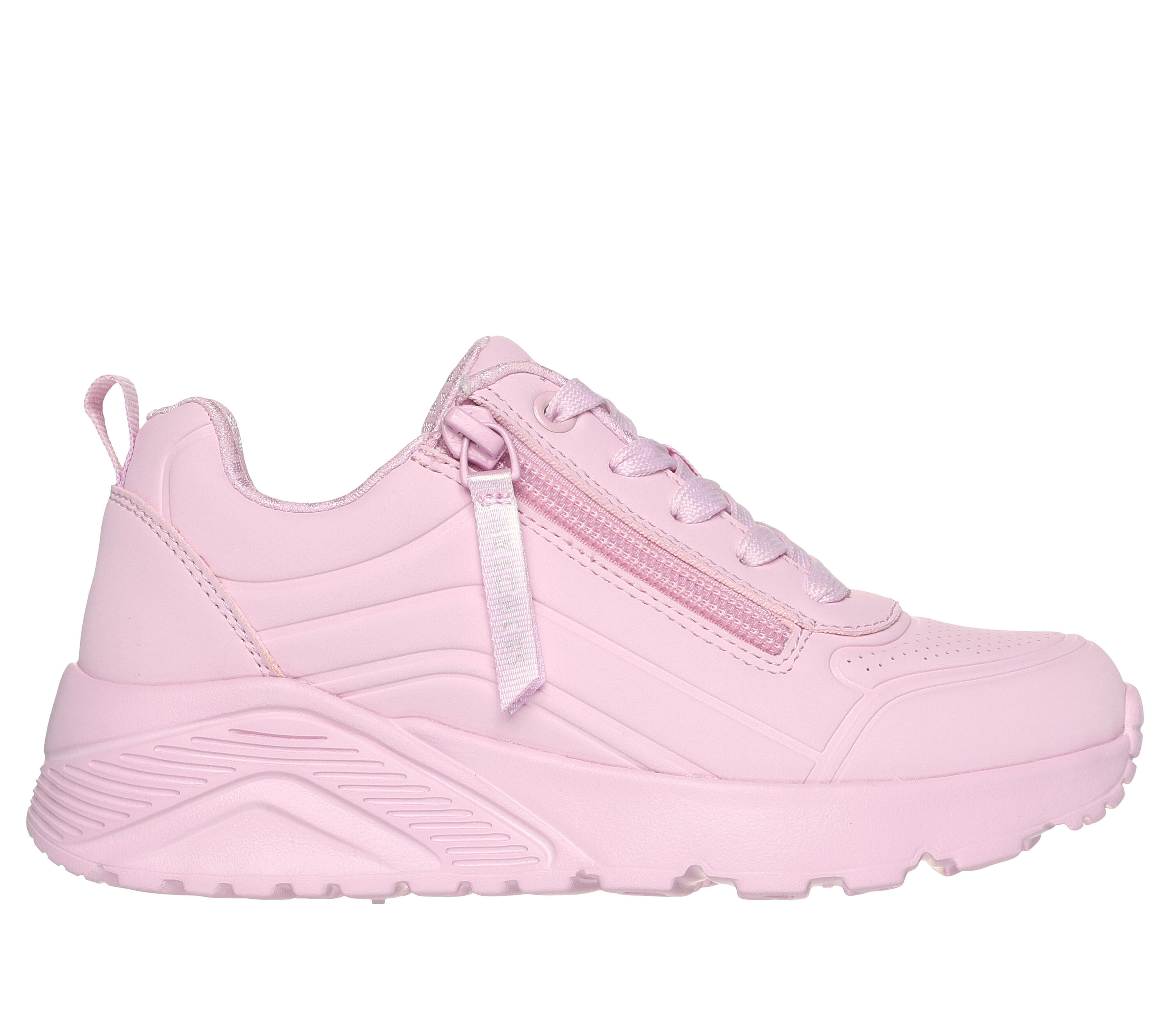 SKECHERS Bambini UNO LITE EASY ZIP Sneakers Rosato Rosato chiaro 5/5