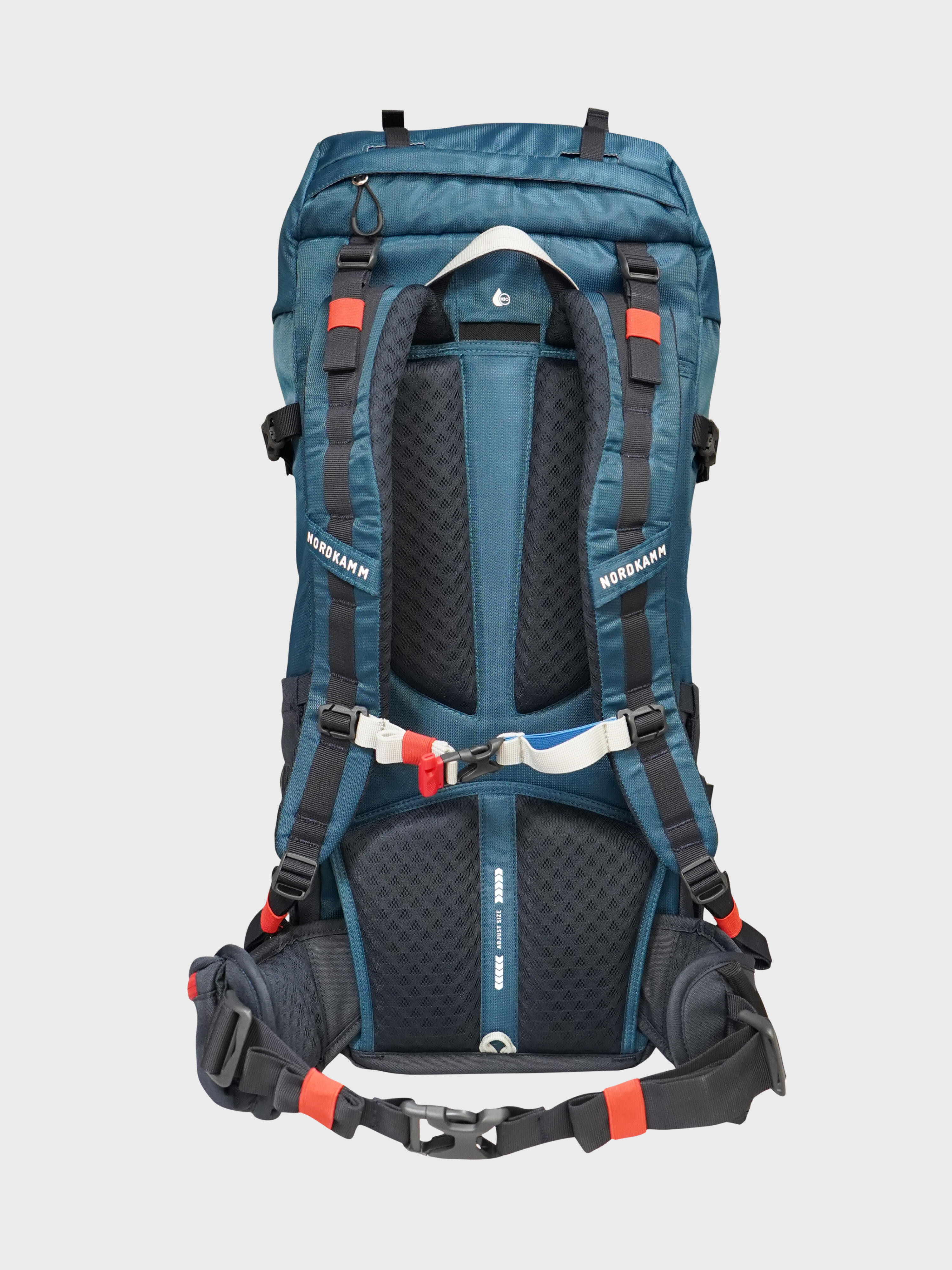 Wanderrucksack Damen Herren Trekking, 40 Liter lang oder 37 Liter kurz blau 2/6
