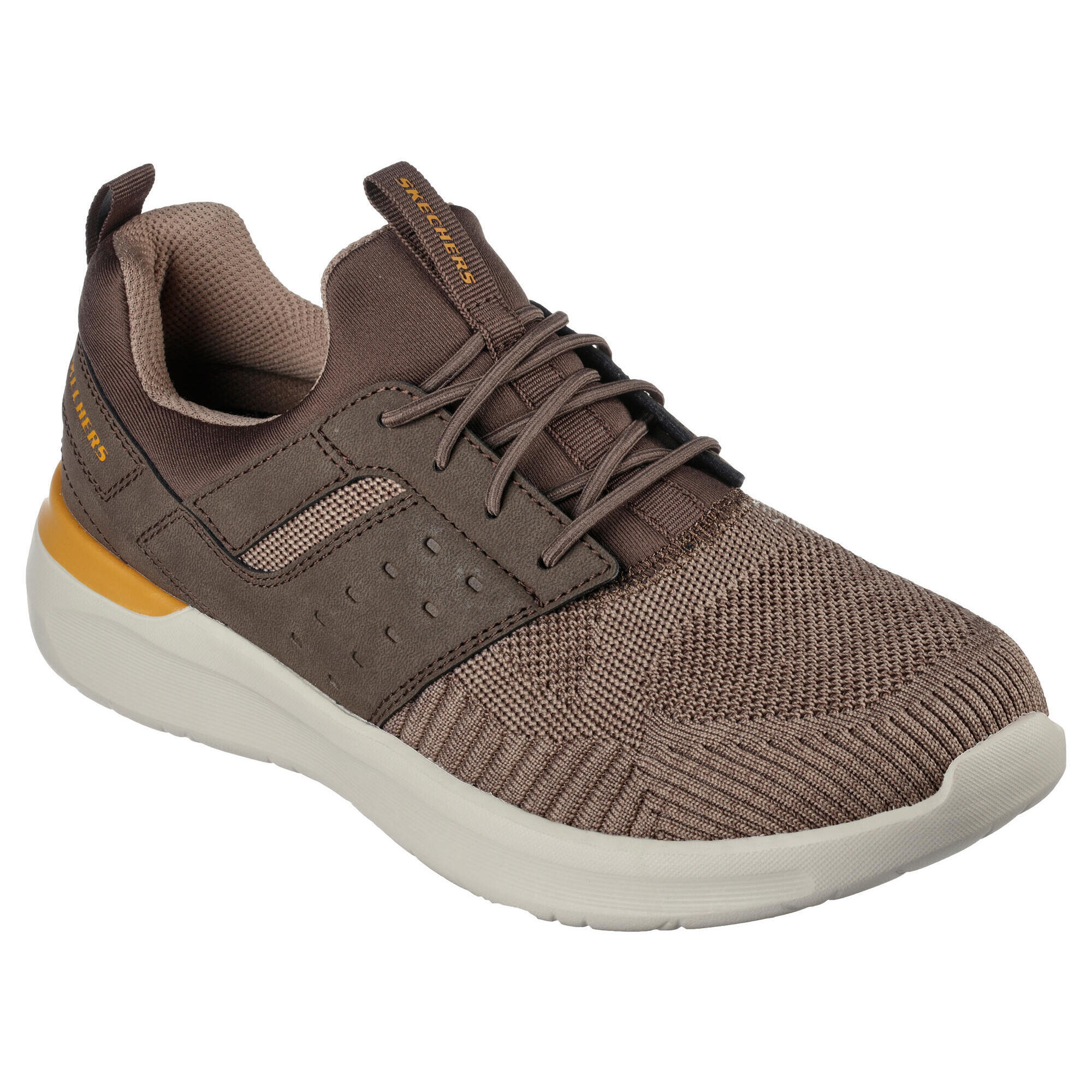 Skechers - Skechers Homme Lattimore Radium Sneakers Gris / Taupe - Baskets - Marron - 46 - Decathlon