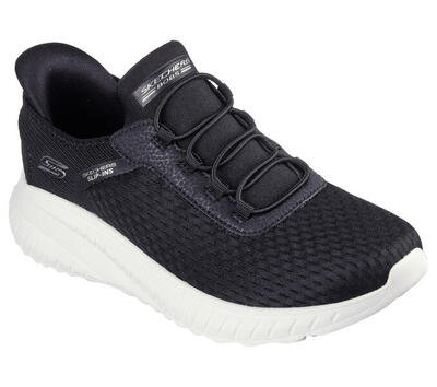Skechers dames bobs squad chaos in color sneakers zwart