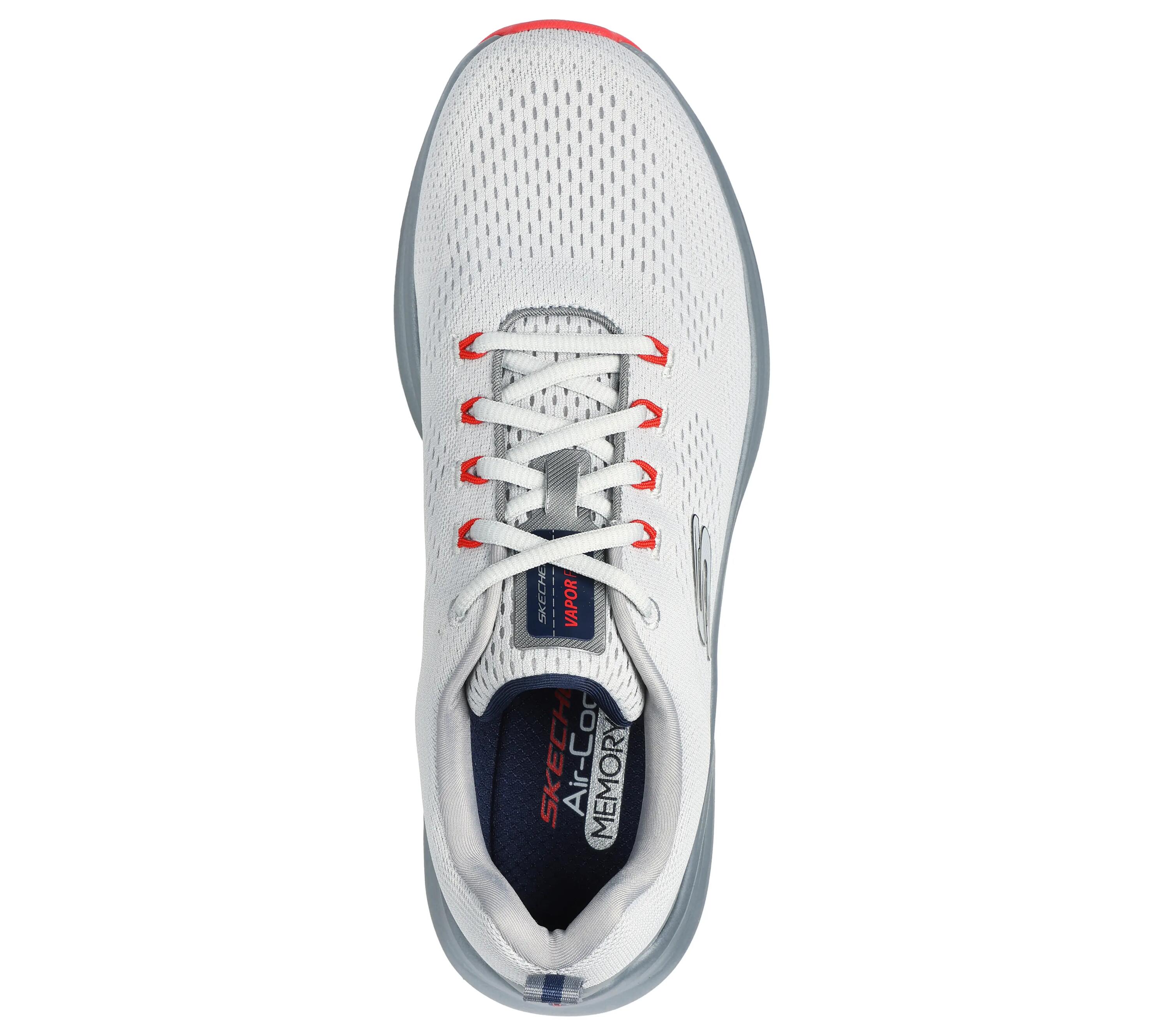SKECHERS Uomo VAPOR FOAM Sneakers Grigio / Grigio / Arancione 2/7