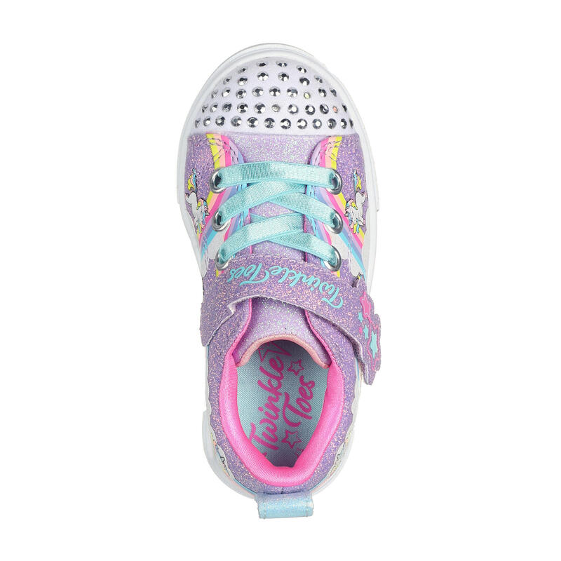 Kinder TWINKLE SPARKS JUMPIN' CLOUDS Sneakers Lavendel / Mehrfarbig
